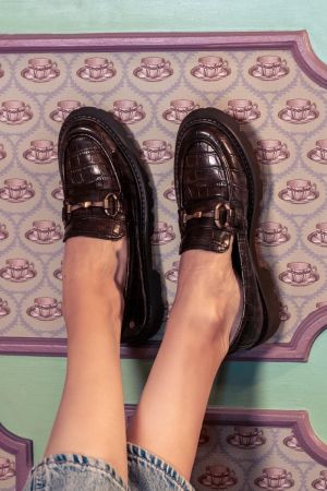 MOCASINES MUJER ECOCUERO AILA-4-47 CAFÉ