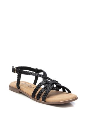 SANDALIAS MUJER CUERO AITANA-9-88 NEGRO