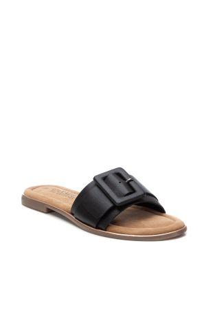 SANDALIAS MUJER CUERO ALAIA-9-06 NEGRO