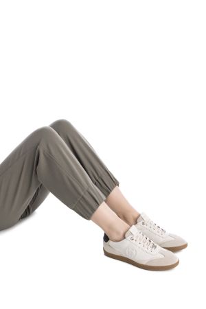 ZAPATILLAS MUJER CUERO ALBA-0-60 PLATA