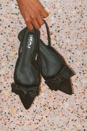 MULES MUJER TEXTIL AMELIE-9-47 NEGRO