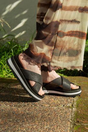 BULLBOXER SANDALIAS MUJER ECOCUERO BOL-9-02 NEGRO