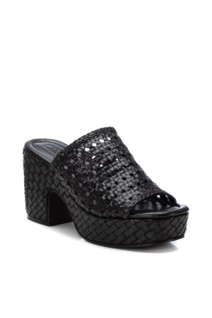 SANDALIAS MUJER CUERO BRISA-9-23 NEGRO