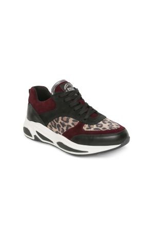 BULLBOXER ZAPATILLAS MUJER CUERO CADDY-0-03 BURDEOS