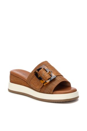 SANDALIAS MUJER FIBRA CANDELA-9-28 CAMEL