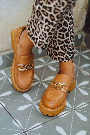 CARMELA MOCASINES MUJER CUERO CECILIA-4-61 CAMEL