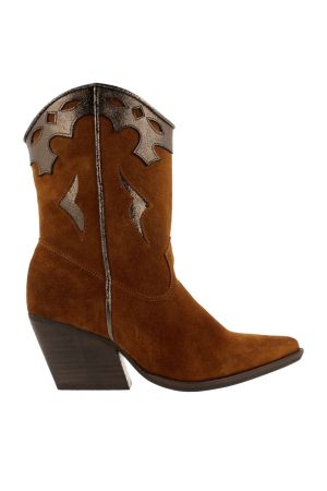 BULLBOXER BOTAS MUJER CUERO DAISY-6-07 BRANDY