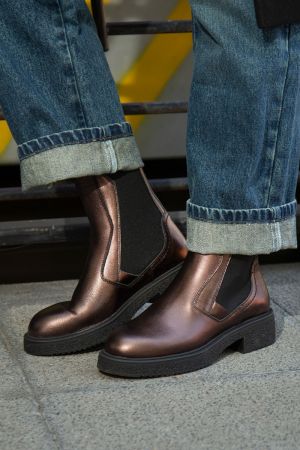 BULLBOXER BOTINES MUJER CUERO ELIN-6-01 CAFÉ