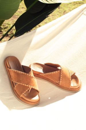 CARMELA SANDALIAS MUJER CUERO EZTI-9-80 CAMEL