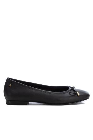 BALLERINAS CUERO GRACIELA-4-91 NEGRO