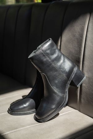 BULLBOXER BOTINES MUJER CUERO GREER-6-02 NEGRO