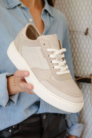 BULLBOXER ZAPATILLAS MUJER CUERO HAZEL-0-08 BEIGE