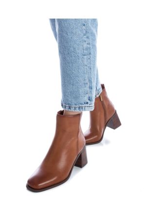 BOTINES CUERO JOSEFINA-6-28 CAMEL