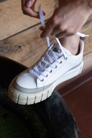 BULLBOXER ZAPATILLAS MUJER CUERO KOMIZA-0-05 BLANCO