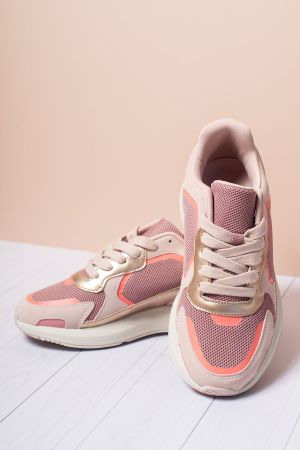 BULLBOXER ZAPATILLAS MUJER ECOCUERO KRISTEN-0-65 ROSADO