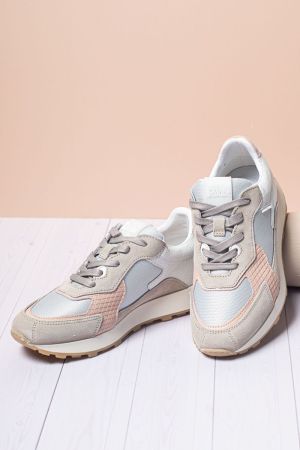 BULLBOXER ZAPATILLAS MUJER CUERO Y TEXTIL LENA-0-05 GRIS