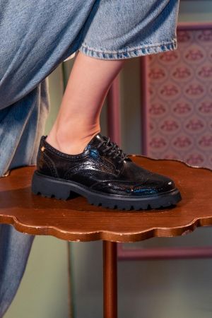 MOCASINES MUJER ECOCUERO LIENA-4-50 NEGRO