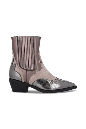 BOTAS VAQUERAS MUJER ECOCUERO LILOU-6-67 CAFÉ