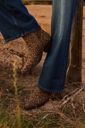 BOTAS,VAQUERAS MUJER CUERO ROSE-6-13 CAMEL