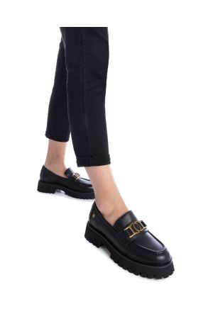 MOCASINES CUERO SABELA-4-79 NEGRO