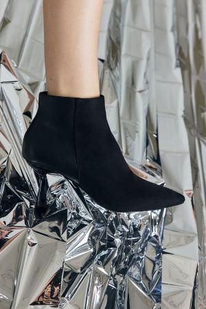 BULLBOXER BOTINES MUJER ECOCUERO Y TEXTIL SENNA-6-06 NEGRO