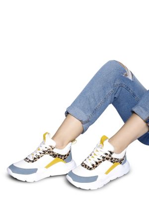 BULLBOXER ZAPATILLAS MUJER CUERO TRUDY-0-05 BLANCO