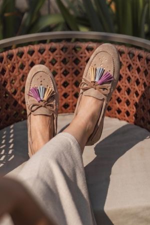 MOCASINES MUJER CUERO VITA-0-13 BLANCO