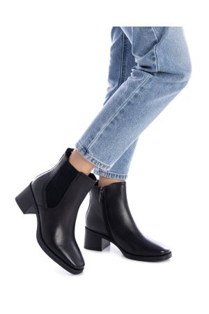 BOTINES CUERO XUNE-6-46 NEGRO