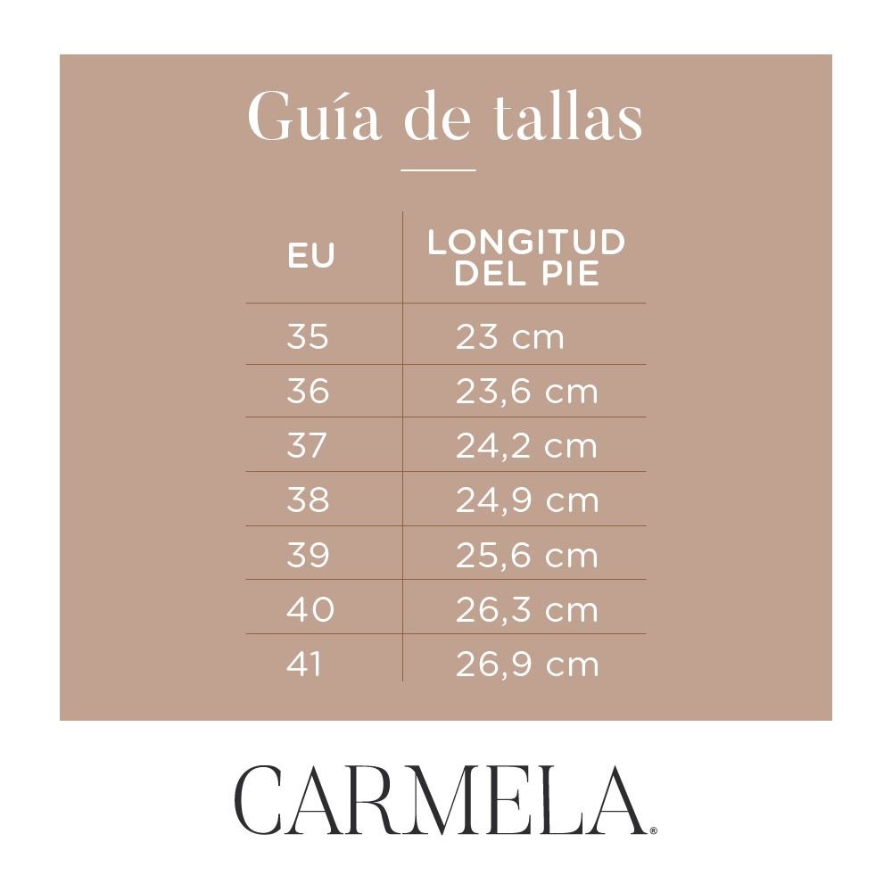 Tabla de talles de cardinale